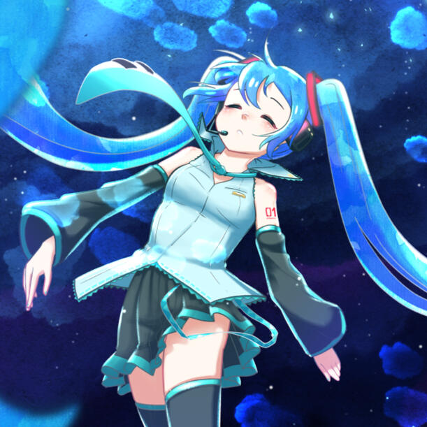 Miku sleeping state Miku sleeping state